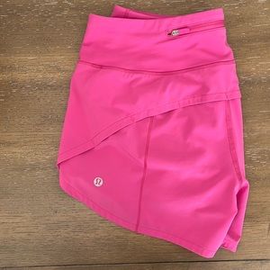 Lululemon hot pink shorts